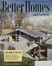 Better Homes & Gardens September 1955 Magazine Cover