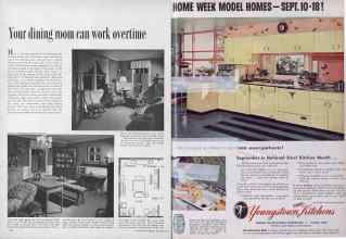 Better Homes & Gardens September 1955 Magazine Article: Page 128