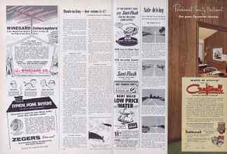 Better Homes & Gardens September 1955 Magazine Article: Page 190