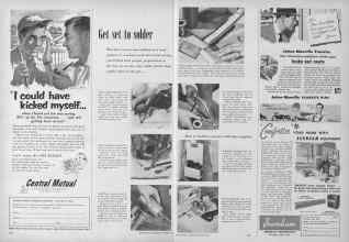 Better Homes & Gardens September 1955 Magazine Article: Get set to solder