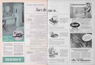 Better Homes & Gardens September 1955 Magazine Article: Now's the time to...