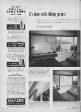 Better Homes & Gardens October 1955 Magazine Article: It's done with sliding panels