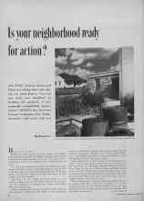 Better Homes & Gardens October 1955 Magazine Article: Is your neighborhood ready for action?