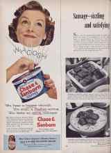 Better Homes & Gardens October 1955 Magazine Article: Sausage-sizzling and satisfying