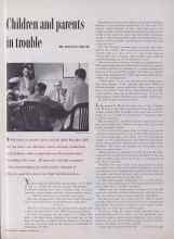 Better Homes & Gardens October 1955 Magazine Article: Children and parents in trouble