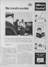 Better Homes & Gardens October 1955 Magazine Article: What to do after an accident
