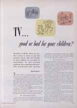 Better Homes & Gardens October 1955 Magazine Article: TV...