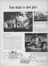Better Homes & Gardens October 1955 Magazine Article: From shanty to show place