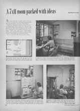 Better Homes & Gardens October 1955 Magazine Article: A 7x11 room packed with ideas
