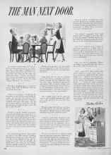 Better Homes & Gardens October 1955 Magazine Article: THE MAN NEXT DOOR