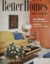 Better Homes & Gardens October 1955 Magazine Cover