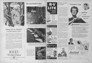 Better Homes & Gardens October 1955 Magazine Article: Page 280