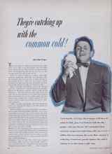 Better Homes & Gardens November 1955 Magazine Article: They're catching up with the common cold!