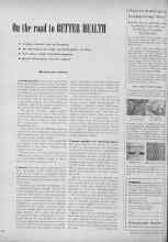 Better Homes & Gardens November 1955 Magazine Article: On the road to BETTER HEALTH