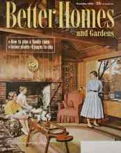 Better Homes & Gardens November 1955 Magazine Cover