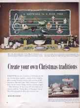 Better Homes & Gardens December 1955 Magazine Article: Create your own Christmas traditions