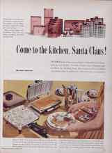 Better Homes & Gardens December 1955 Magazine Article: Come to the kitchen, Santa Claus!