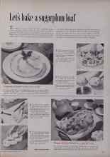 Better Homes & Gardens December 1955 Magazine Article: Let's bake a sugarplum loaf