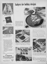 Better Homes & Gardens December 1955 Magazine Article: Gadgets for holiday designs