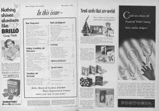 Better Homes & Gardens December 1955 Magazine Article: Page 6