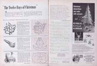 Better Homes & Gardens December 1955 Magazine Article: 