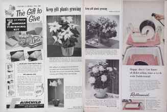 Better Homes & Gardens December 1955 Magazine Article: Page 20