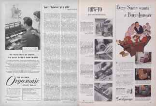 Better Homes & Gardens December 1955 Magazine Article: Page 38