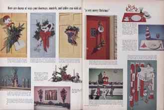 Better Homes & Gardens December 1955 Magazine Article: Page 62