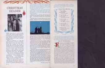 Better Homes & Gardens December 1955 Magazine Article: CHRISTMAS READER