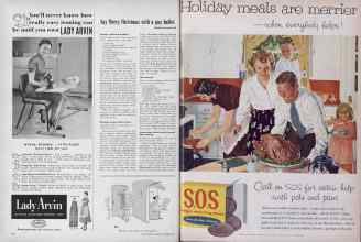 Better Homes & Gardens December 1955 Magazine Article: Page 126