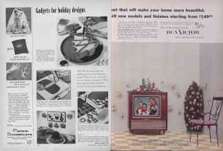 Better Homes & Gardens December 1955 Magazine Article: Page 128