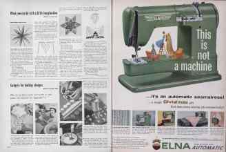 Better Homes & Gardens December 1955 Magazine Article: Page 144