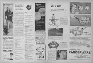 Better Homes & Gardens December 1955 Magazine Article: Page 168