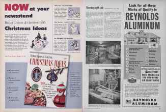 Better Homes & Gardens December 1955 Magazine Article: Page 184