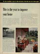 Better Homes & Gardens January 1956 Magazine Article: This is the year to improve your home