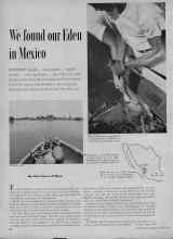 Better Homes & Gardens January 1956 Magazine Article: We found our Eden in Mexico