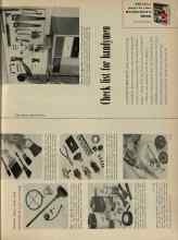 Better Homes & Gardens January 1956 Magazine Article: Check list for handymen