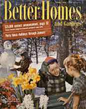 Better Homes & Gardens January 1956 Magazine Cover
