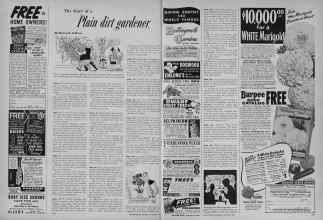 Better Homes & Gardens January 1956 Magazine Article: The diary of a Plain dirt gardener