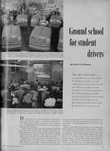 Better Homes & Gardens February 1956 Magazine Article: Ground school for student drivers