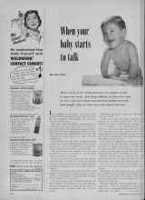 Better Homes & Gardens February 1956 Magazine Article: When your baby starts to talk