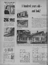 Better Homes & Gardens February 1956 Magazine Article: A hundred years old and look!