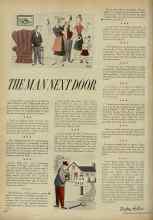 Better Homes & Gardens February 1956 Magazine Article: THE MAN NEXT DOOR