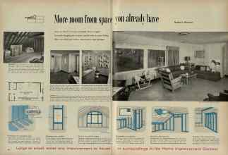 Better Homes & Gardens February 1956 Magazine Article: More room from space you already have