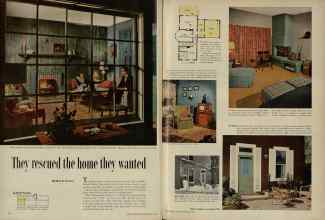 Better Homes & Gardens February 1956 Magazine Article: They rescued the home they wanted