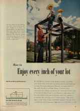 Better Homes & Gardens March 1956 Magazine Article: How to Enjoy every inch of your lot