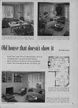 Better Homes & Gardens March 1956 Magazine Article: Old house that doesn't show it