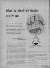 Better Homes & Gardens March 1956 Magazine Article: What your children's dreams can tell you