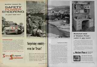 Better Homes & Gardens March 1956 Magazine Article: Surprising country-even for Texas!