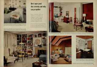 Better Homes & Gardens March 1956 Magazine Article: Here's more proof that yesterday and today can go together